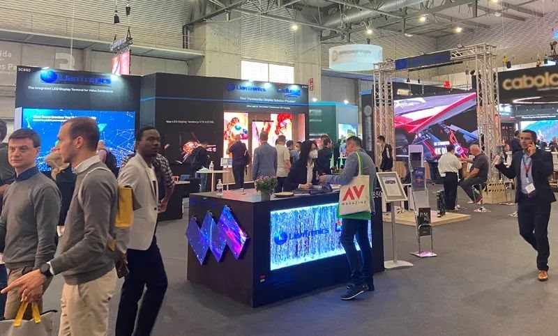 联建光电惊艳亮相巴塞罗那2022 ISE展会