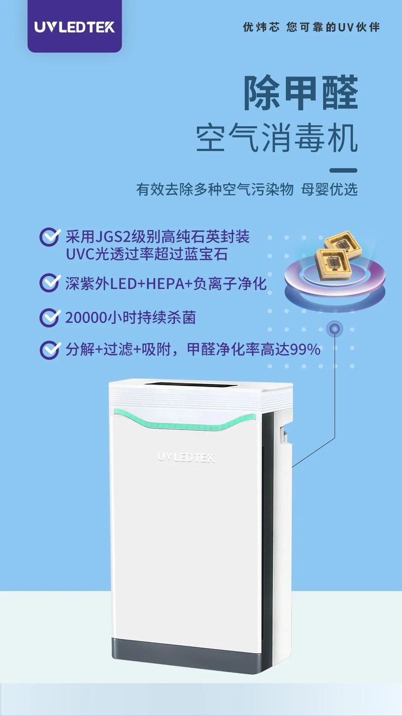 芯品汇 | 能消杀新冠病毒的空气消毒机载誉面市！