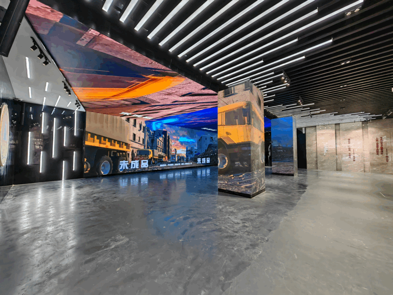 512防灾减灾正当时！联建光电11套300㎡小间距LED大屏点亮西安人防科教馆