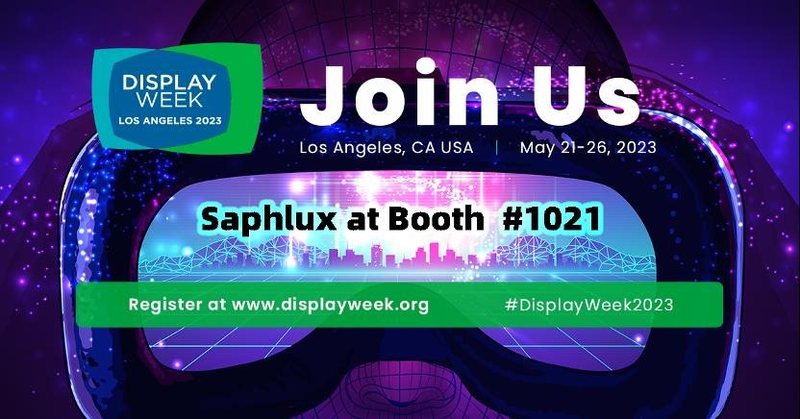 赛富乐斯（Saphlux, Inc.）将携原位量子点Micro-LED重磅产品及最新应用亮相SID Display Week