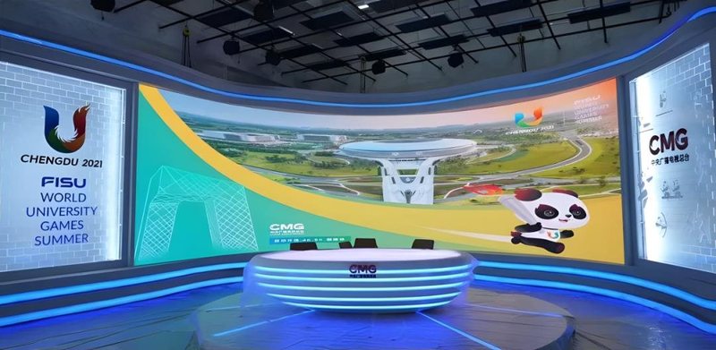 精彩尽“显”，芯映光电惊艳亮相31届世界大学生夏季运动会！