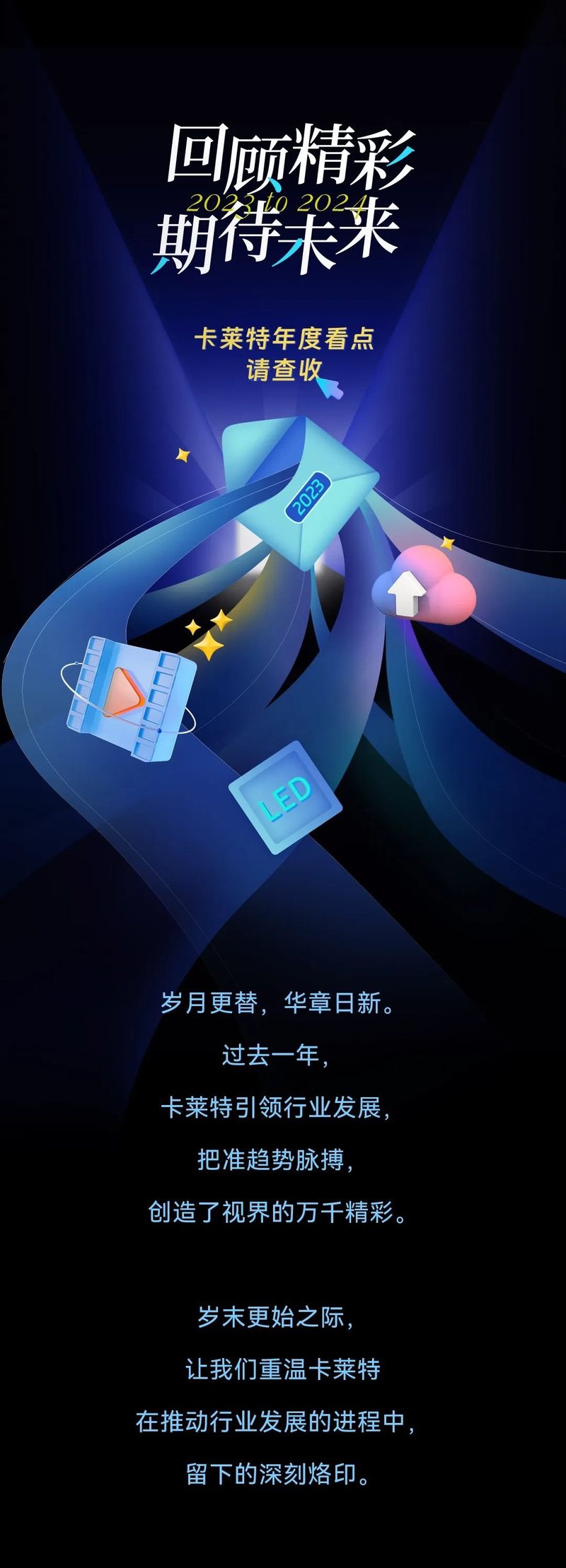 2023 Highlights | 卡莱特发起了年度看点共享，点击查收。